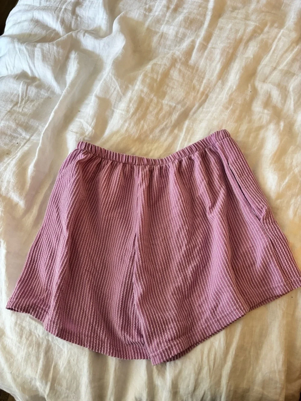 Summer Matching Set | Bright Pink | Women's Ribbed Set | Size M